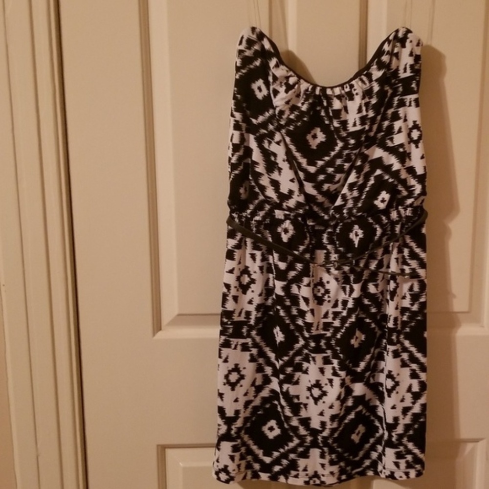 Strapless summer dress